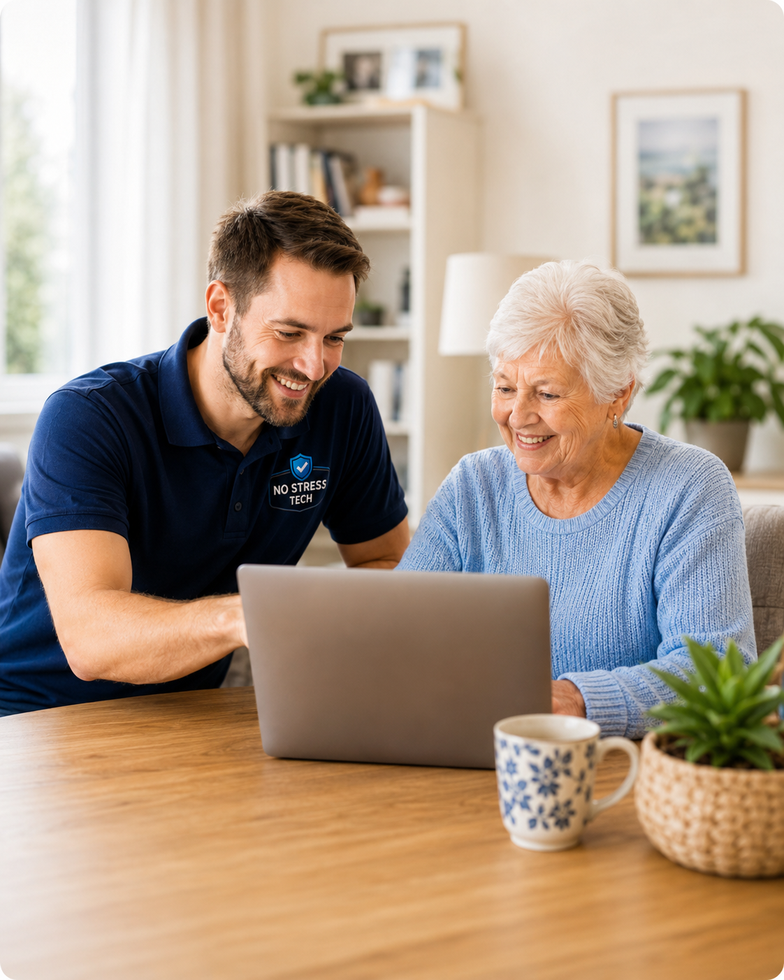 tech help home setting